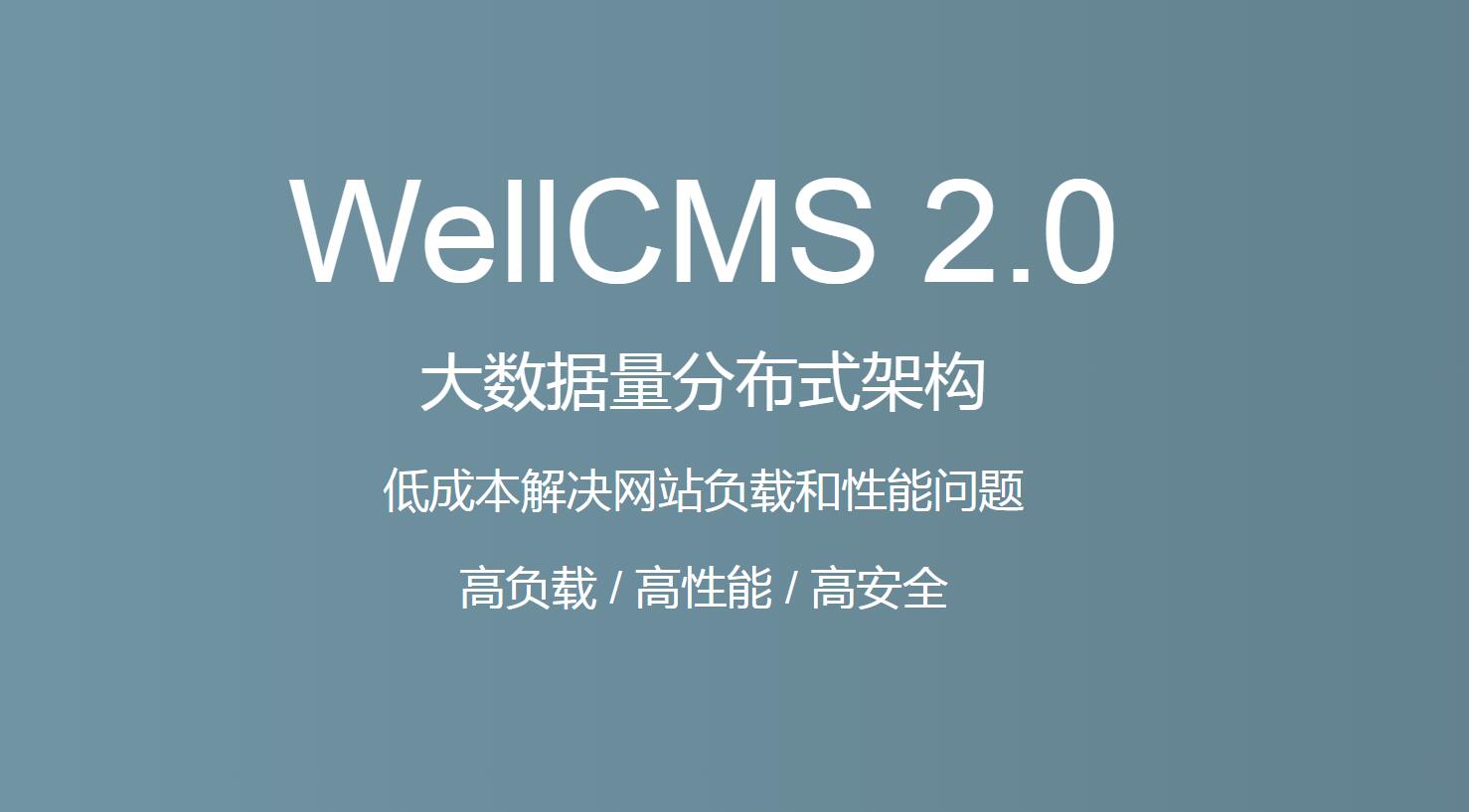 WellCMS X 2.0版 火车头发布模块